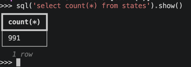 select count